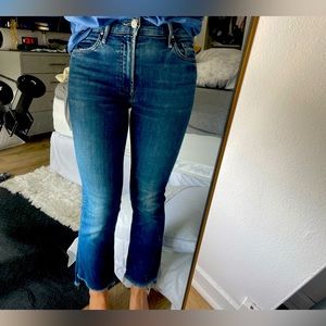 Mother: The Insider Crop Step Fray